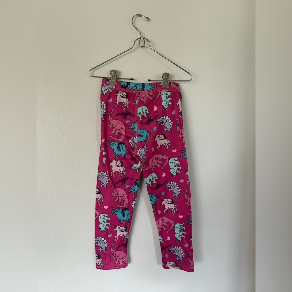 Kombi B3 Velvet Fleece Set Childrens Pink Unisaurus Kids Size Large (Age 6-7) - Picture 14 of 14